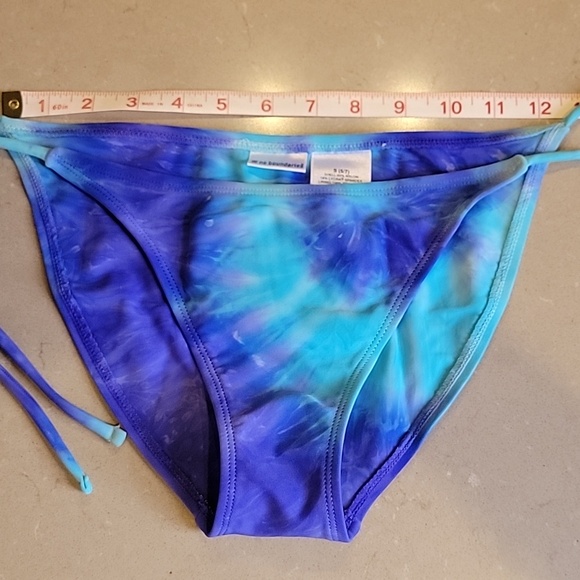 Tye dyed bikini teal & purple Sz S (5-7) - Picture 6 of 6